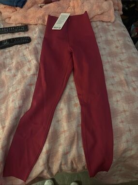 lululemon athletica Burgundy High-Rise Leggings